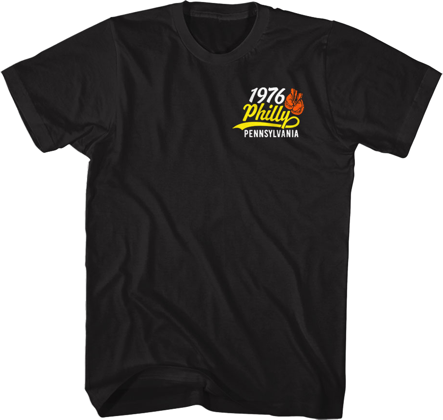 Mighty Mick's Boxing Gym Front & Back Rocky T-Shirt
