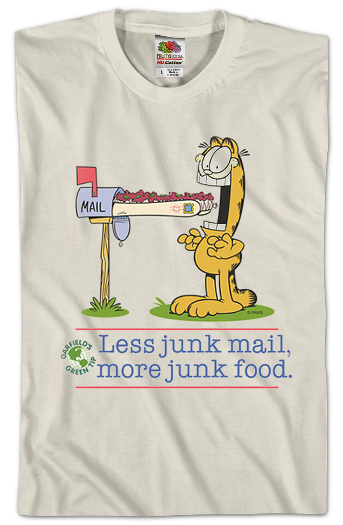 More Junk Food Garfield T-Shirt