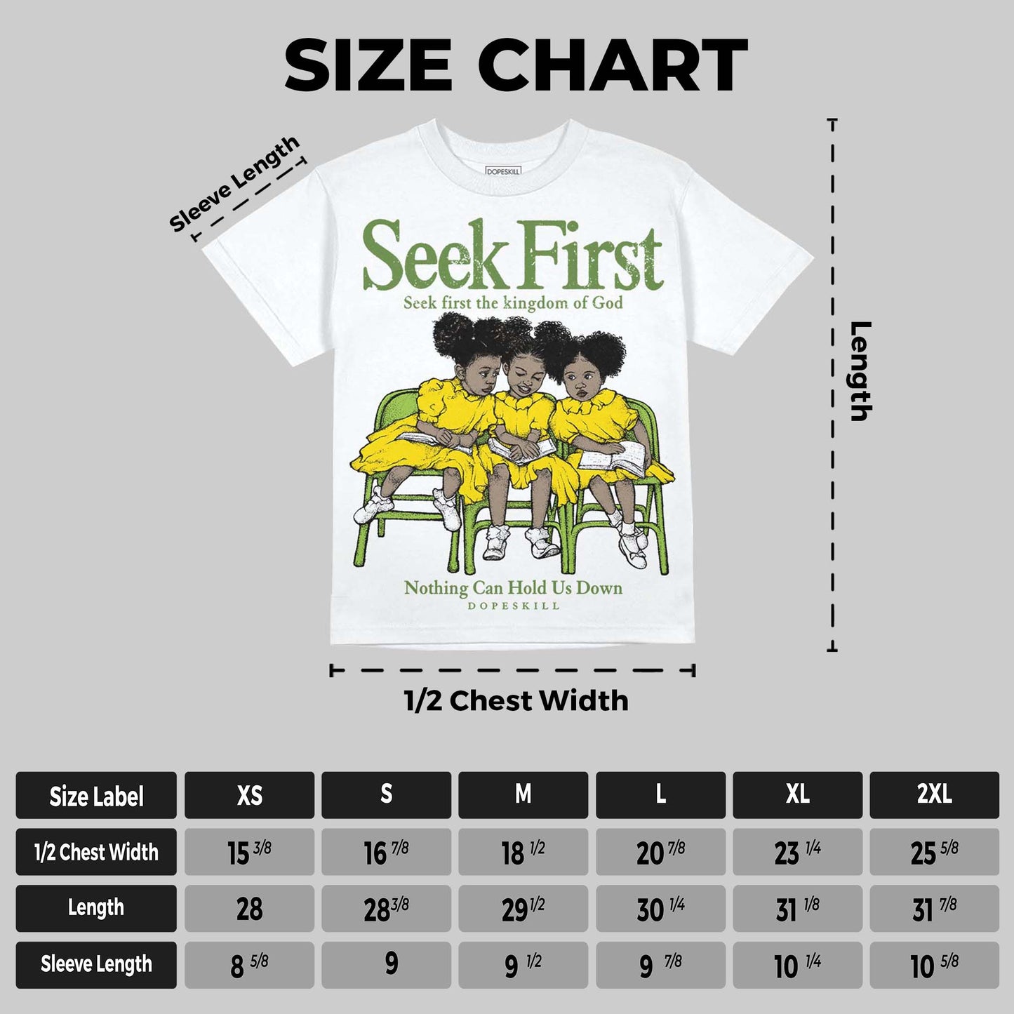 Dunk 'Chlorophyll' DopeSkill Oversize Print T-Shirt New Seek First Graphic