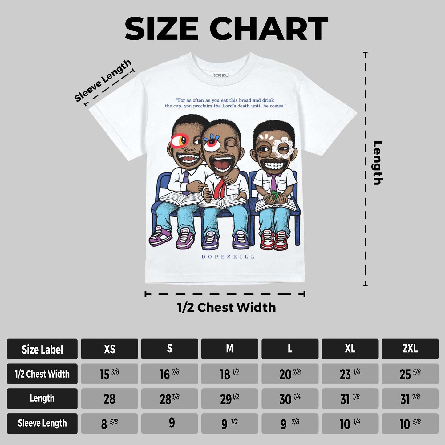 SB Dunk Argon DopeSkill Oversize Print T-Shirt First Sunday Graphic