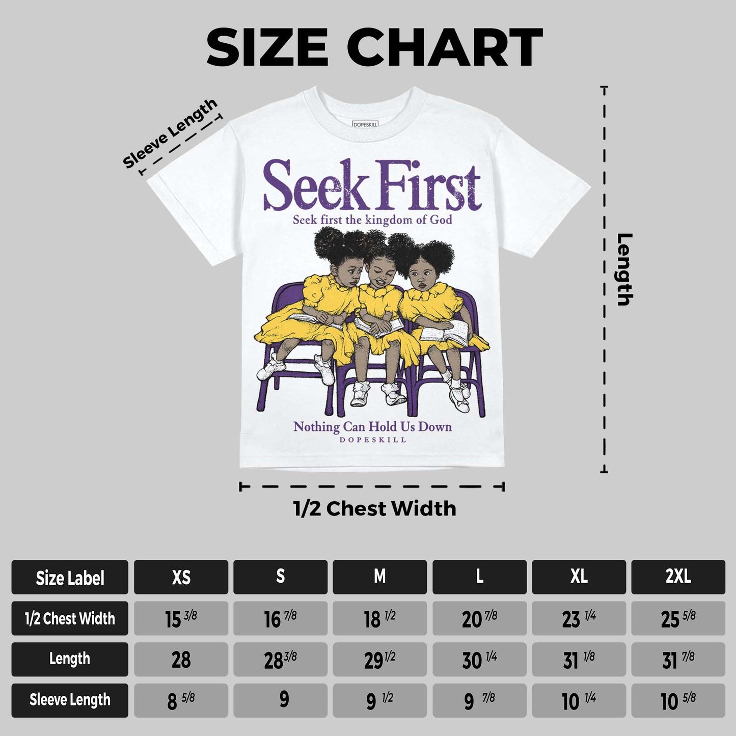 Field Purple 12s DopeSkill Oversize Print T-Shirt New Seek First Graphic
