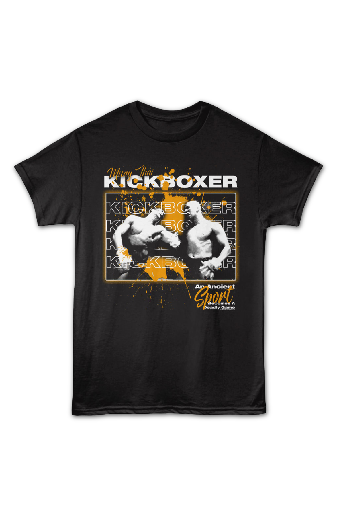 Muay Thai Paint Splatter Kickboxer T-Shirt