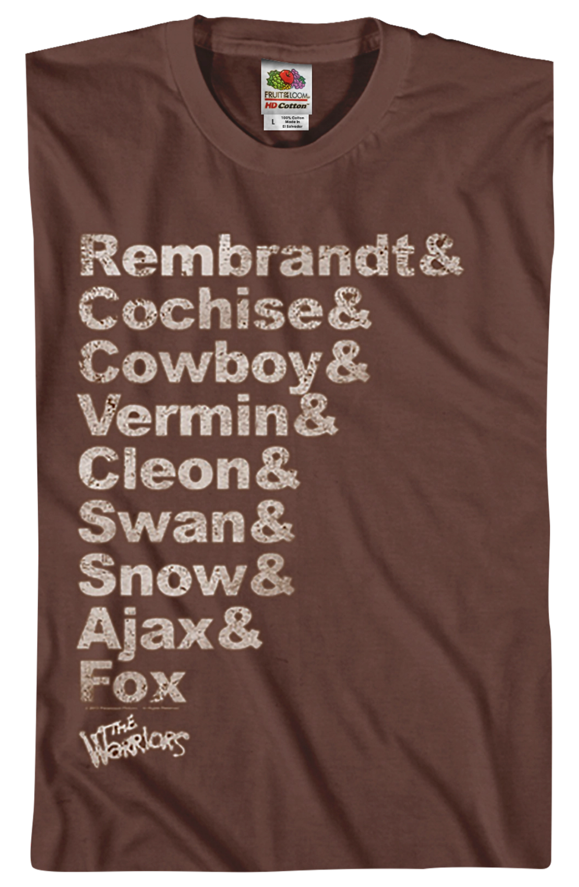 Names Warriors T-Shirt