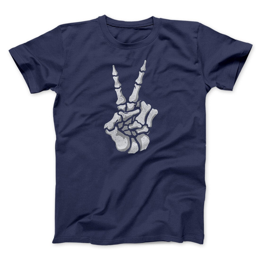 Peace Skeleton Hand Men/Unisex T-Shirt