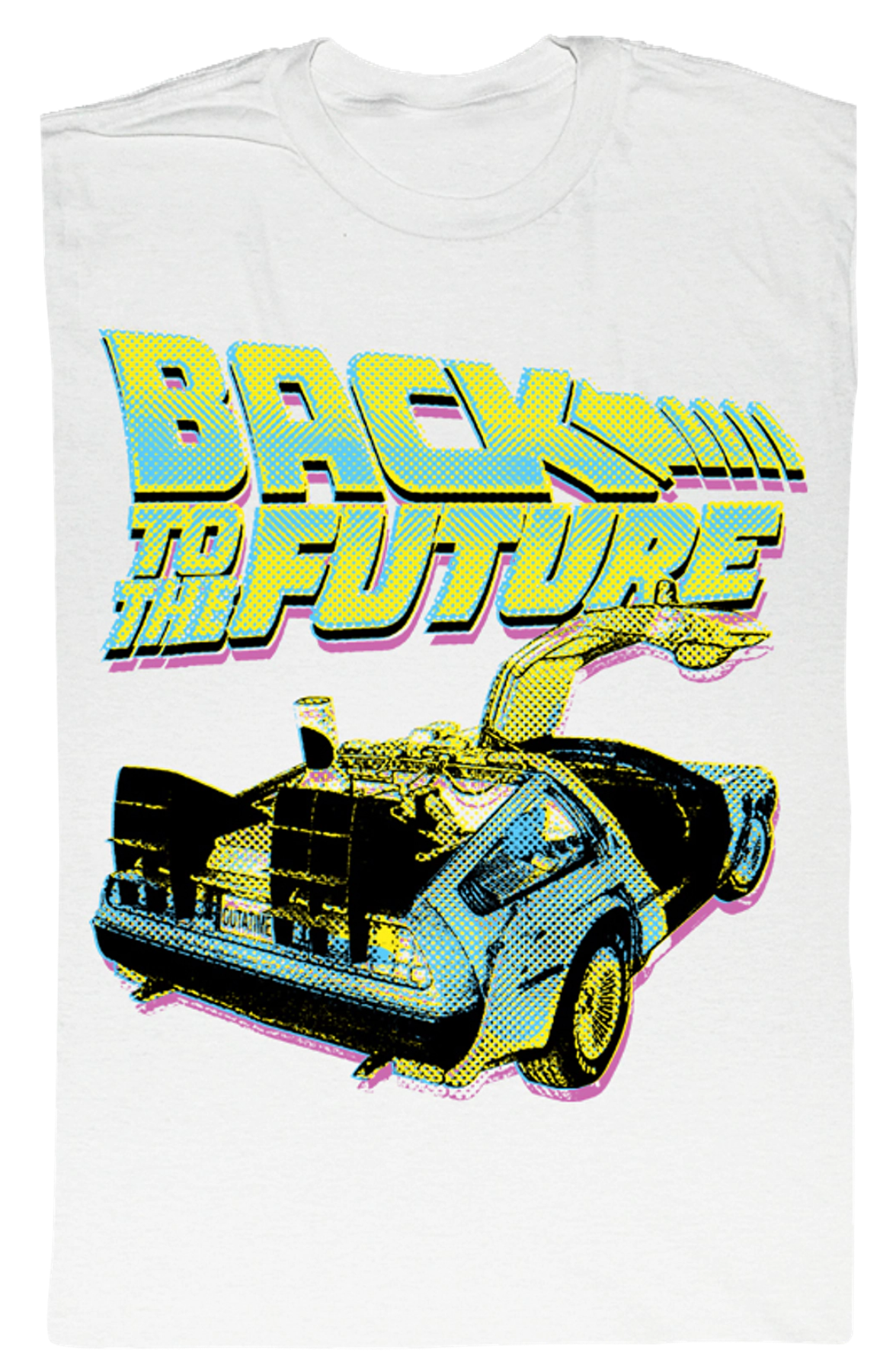 Neon Back To The Future T-Shirt