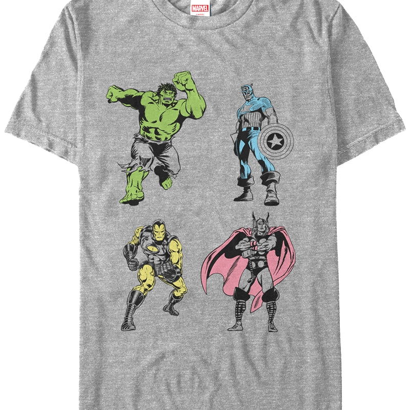 Neon Pop Avengers T-Shirt