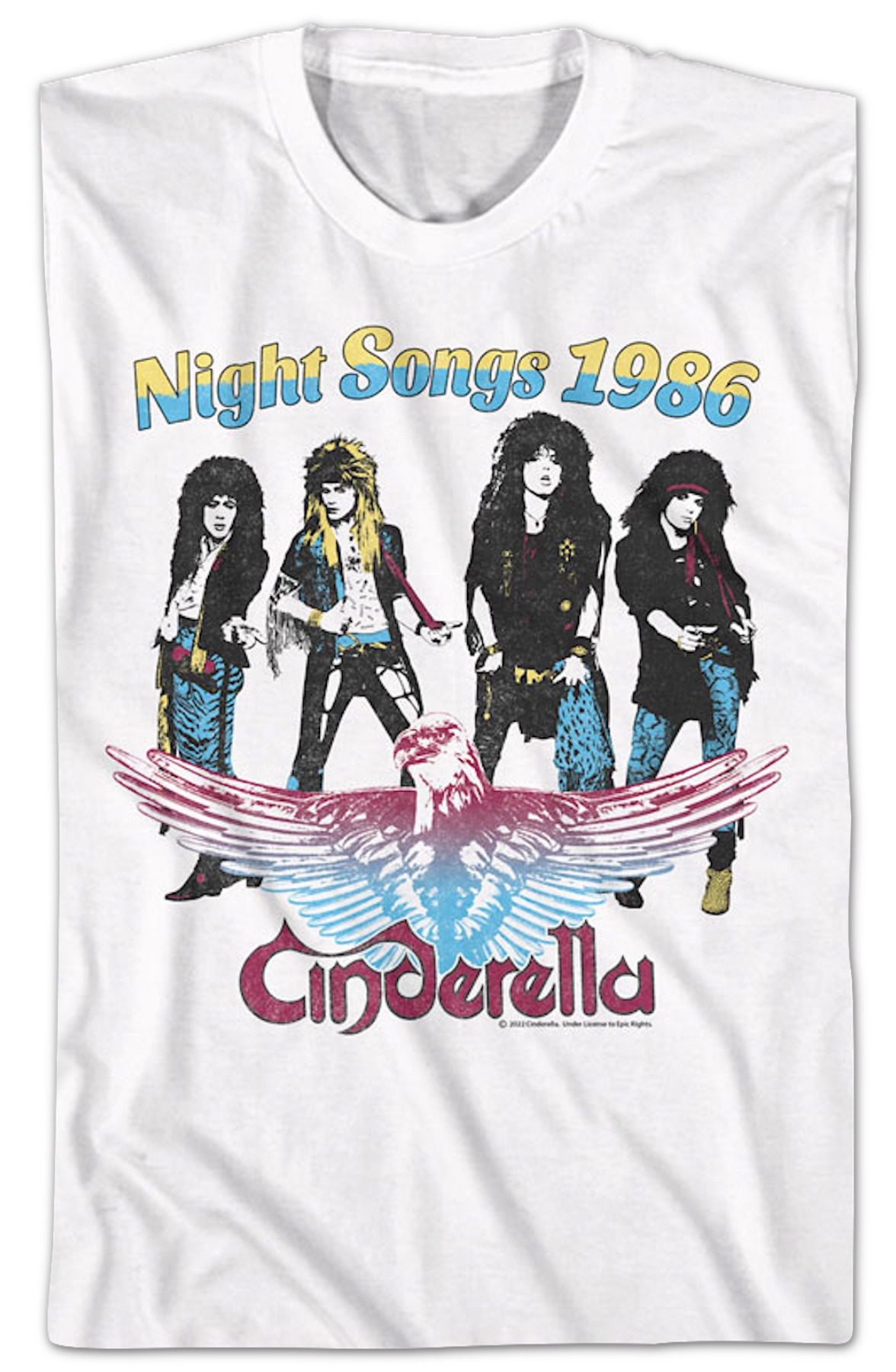 Night Songs 1986 Cinderella T-Shirt