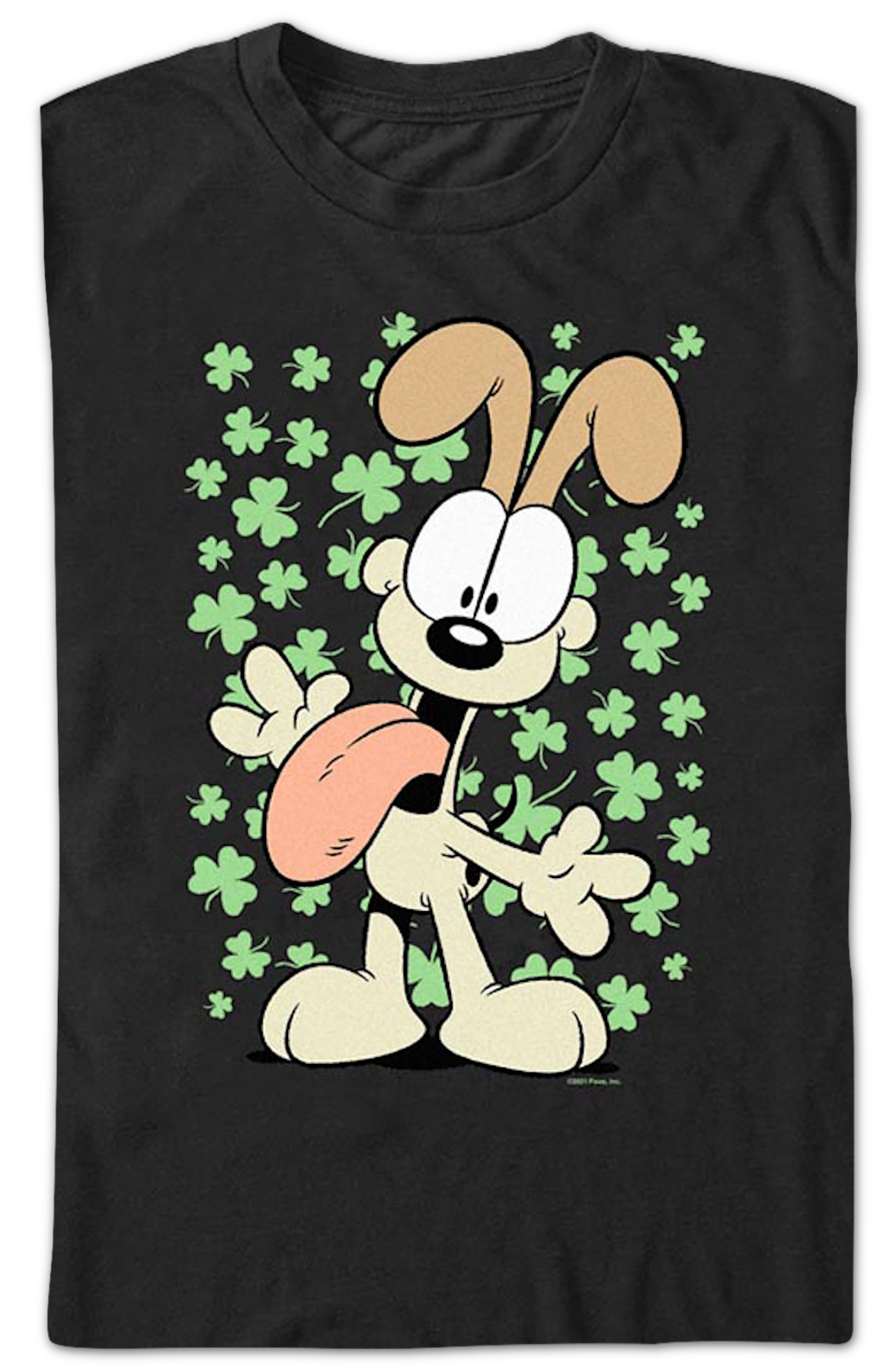 Odie's Four-Leaf Clovers Garfield T-Shirt