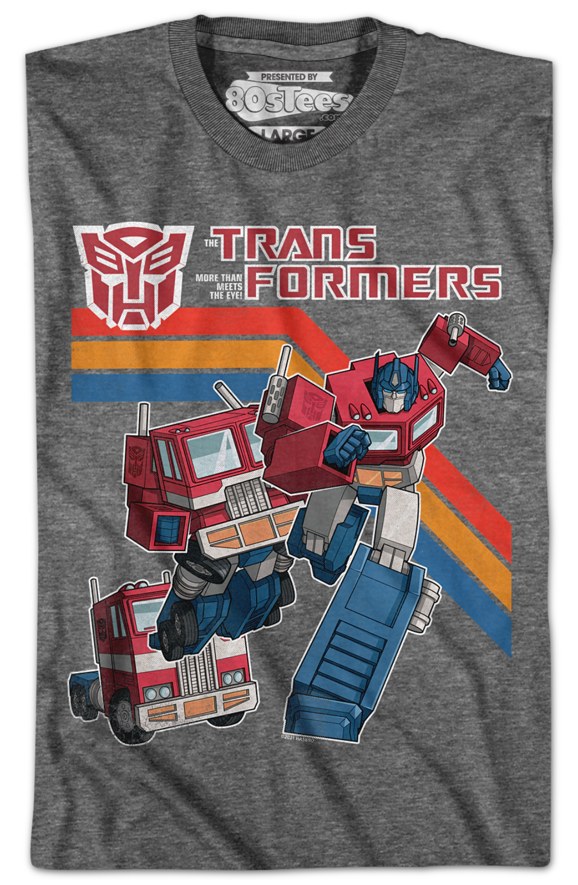 Old School Optimus Prime Transformers T-Shirt