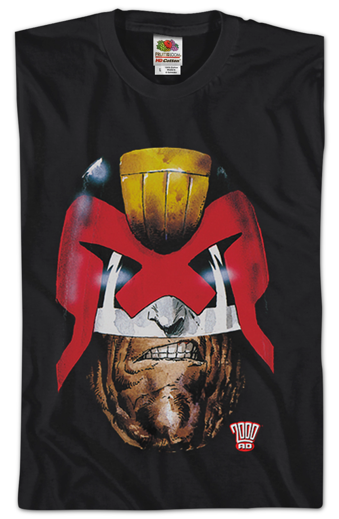 Old Stony Face Judge Dredd T-Shirt
