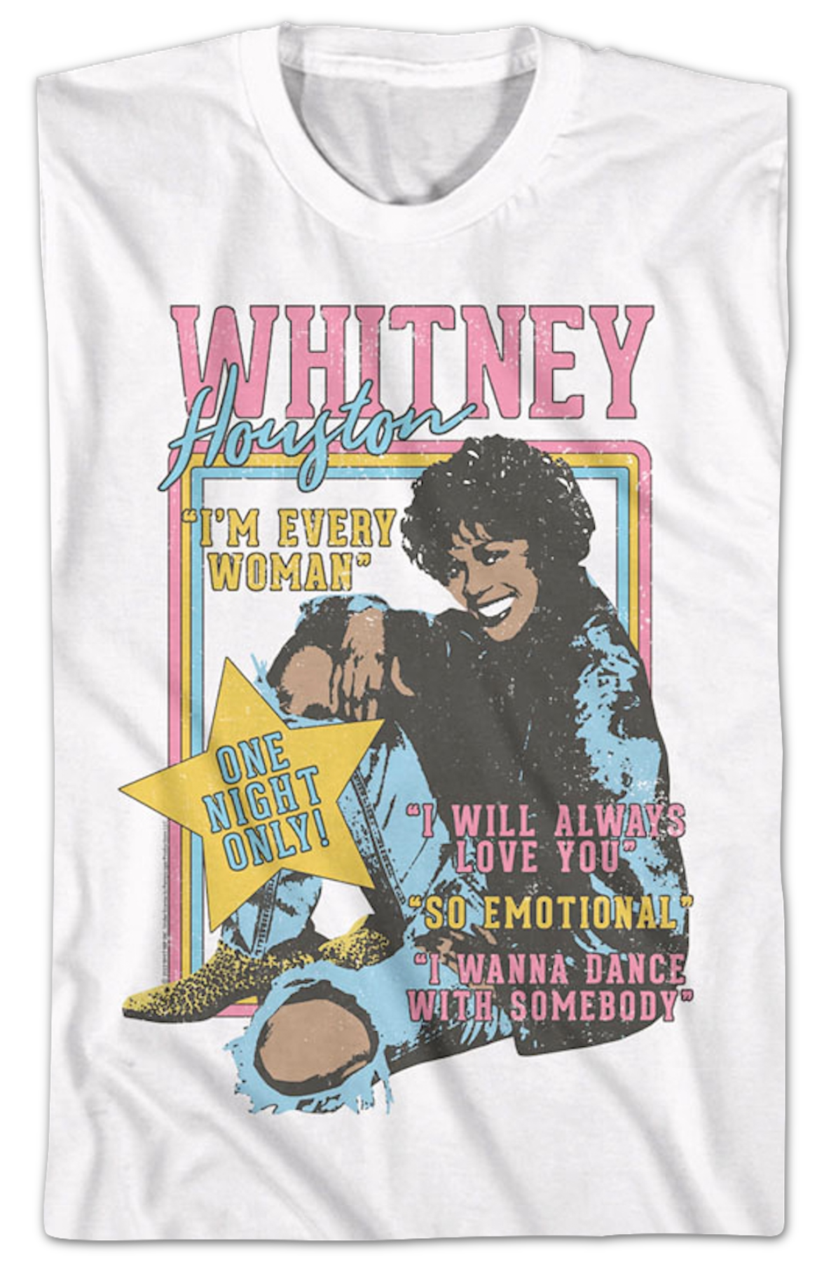 One Night Only Whitney Houston T-Shirt