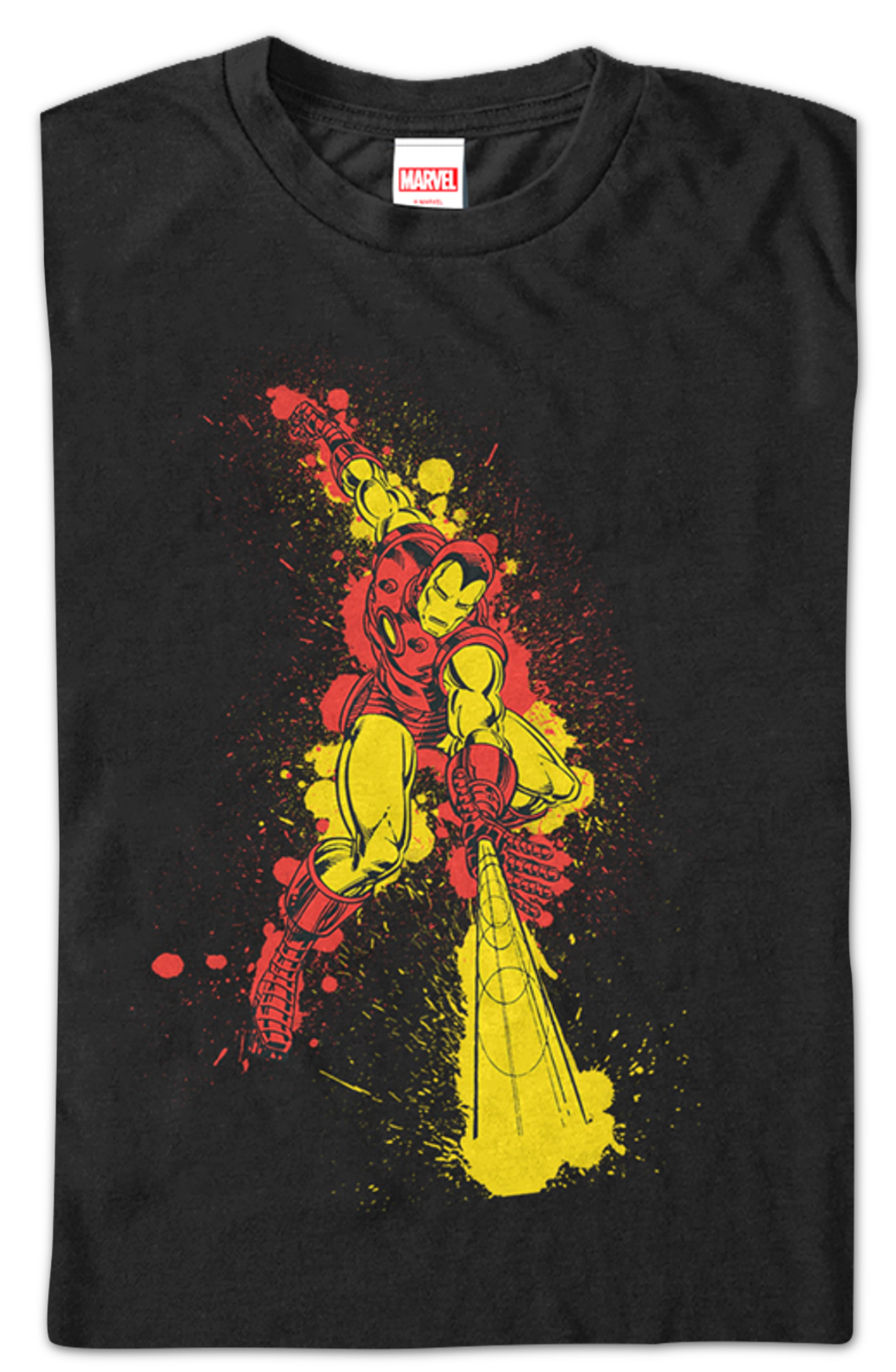 Paint Splatter Iron Man T-Shirt