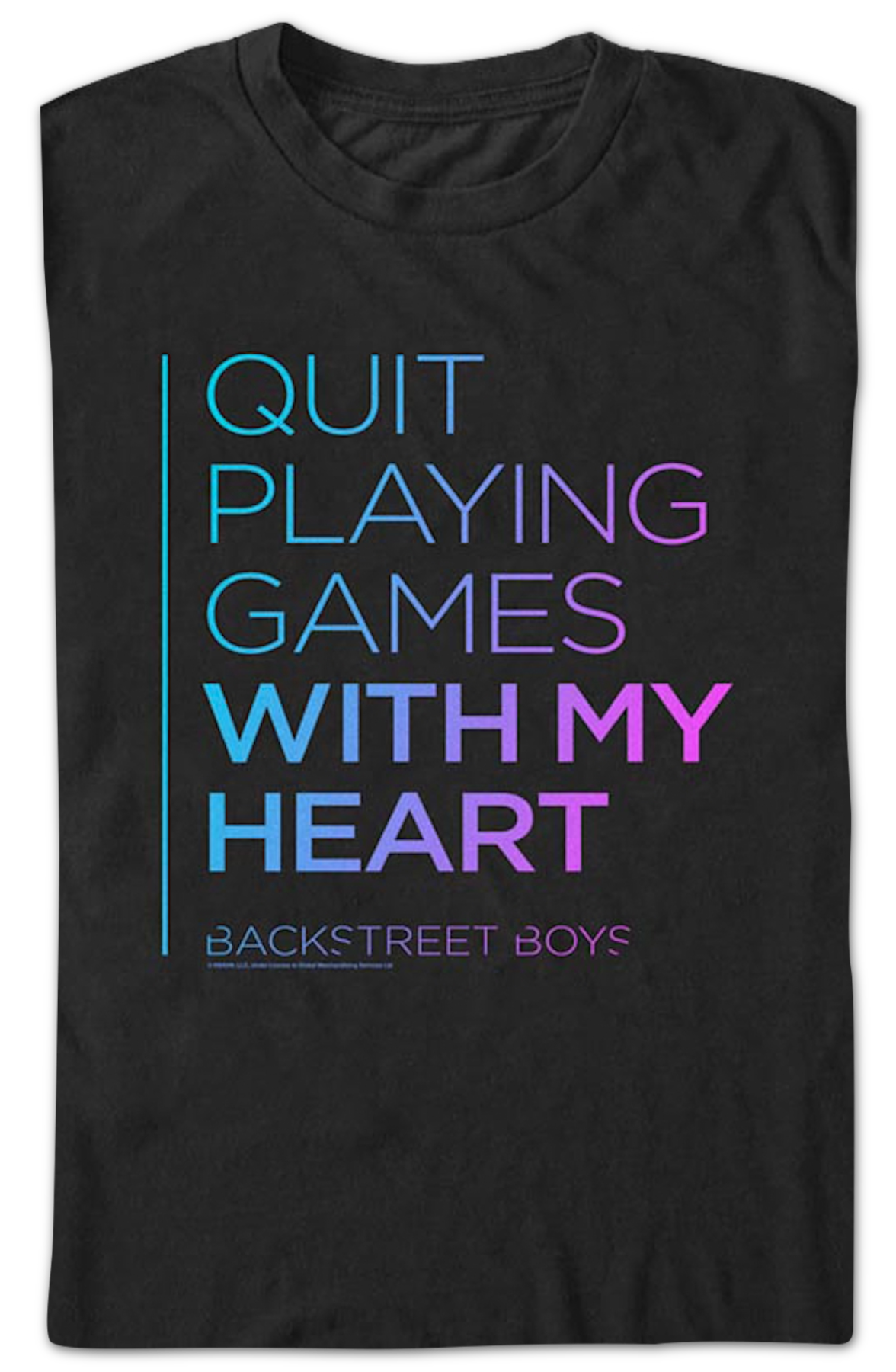Quit Playing Games With My Heart Backstreet Boys T-Shirt