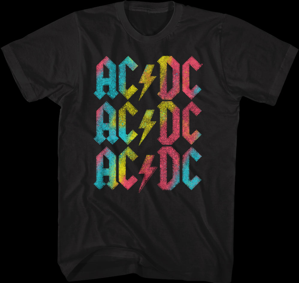 Rainbow Logo ACDC T-Shirt