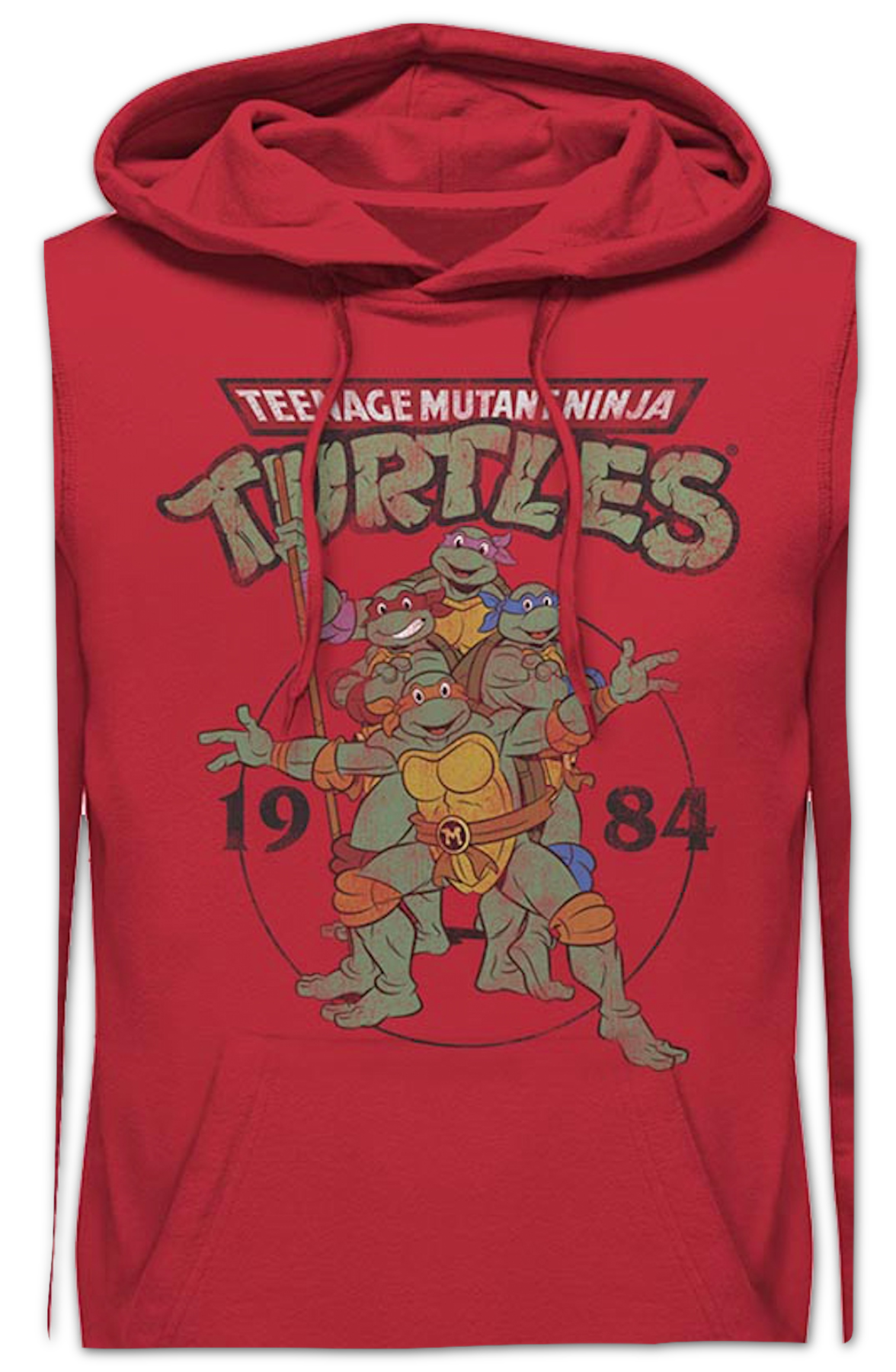 Red 1984 Teenage Mutant Ninja Turtles Hoodie
