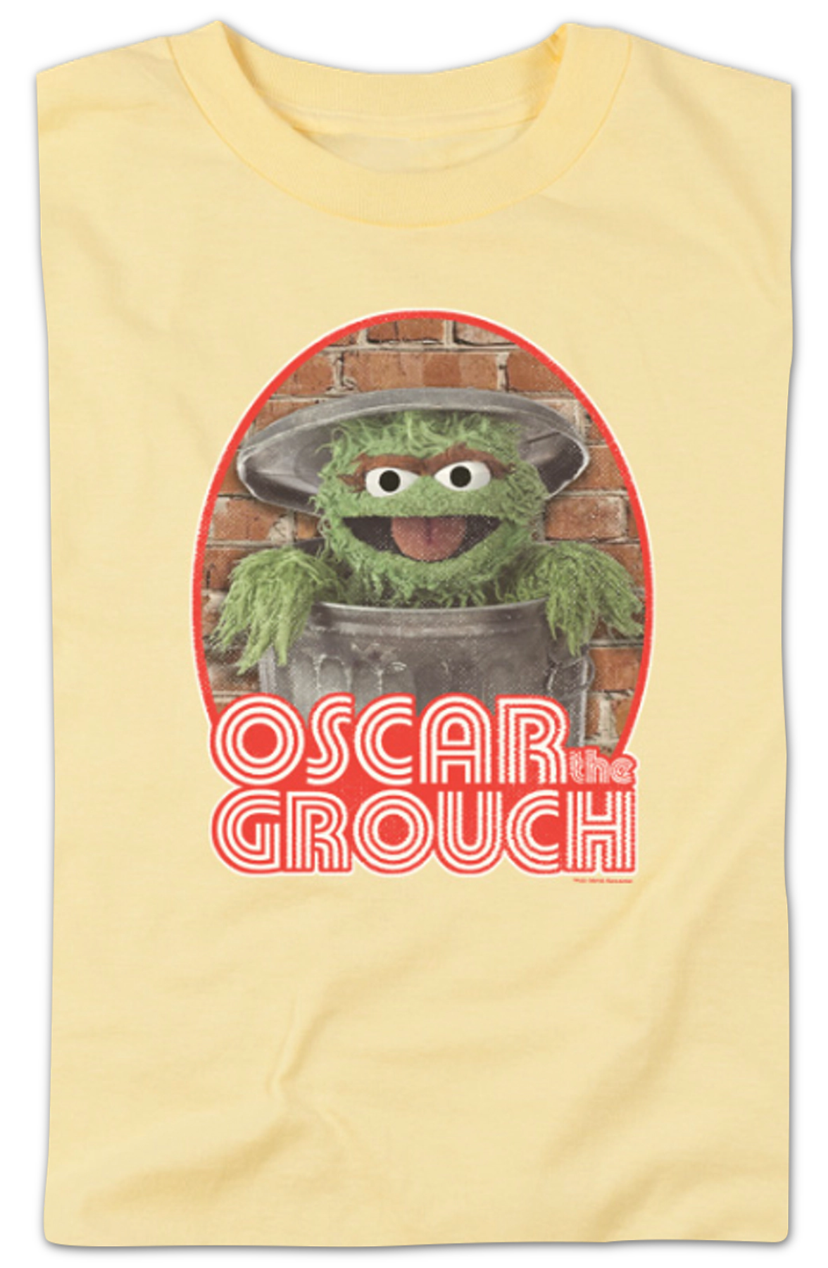 Retro Oscar The Grouch Sesame Street Shirt