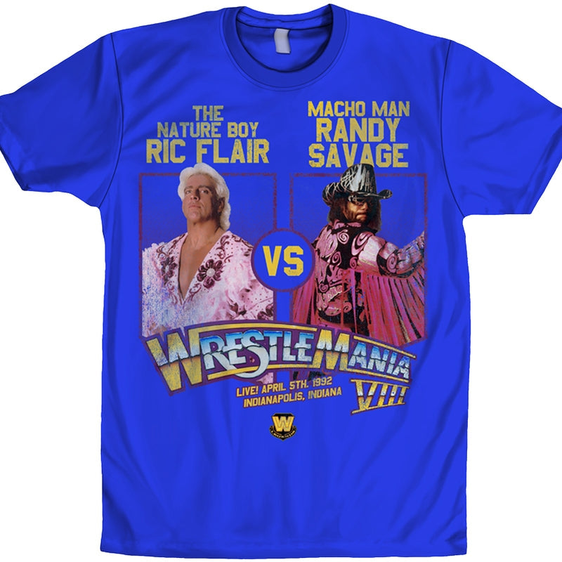 Freeze Ric Flair Vs Macho Man WrestleMania Shirt