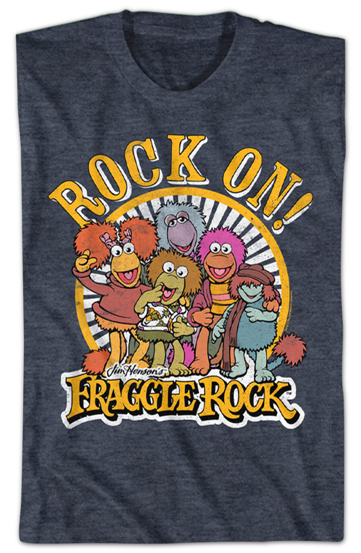 Distressed Rock On Fraggle Rock T-Shirt