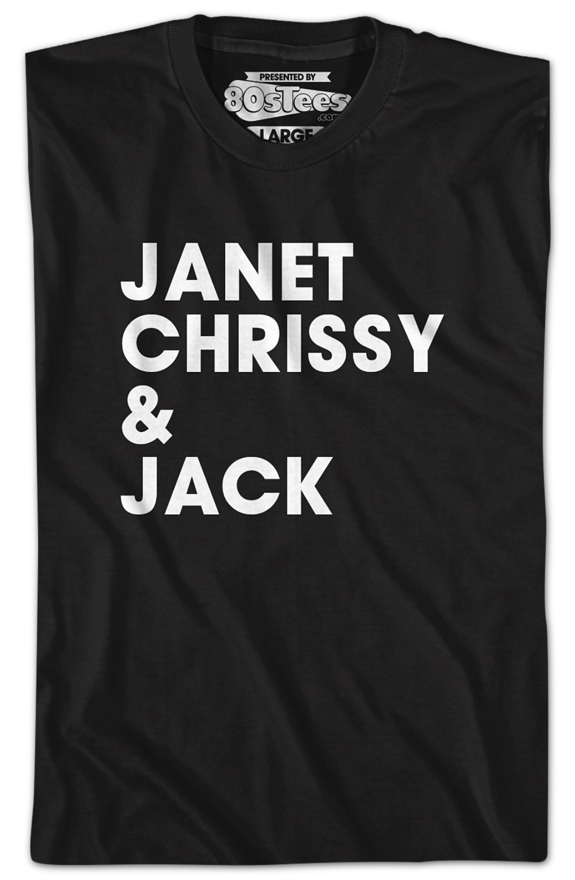 Roommate Names Janet Chrissy & Jack Three's Company T-Shirt