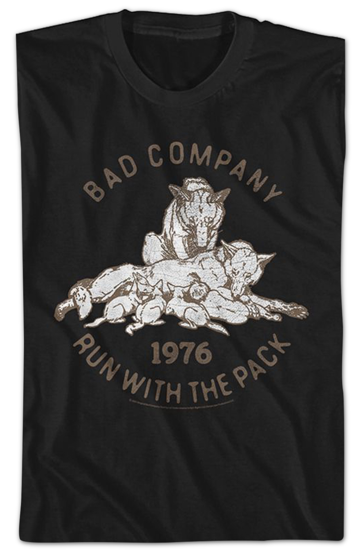 Run With The Pack 1976 Bad Company T-Shirt