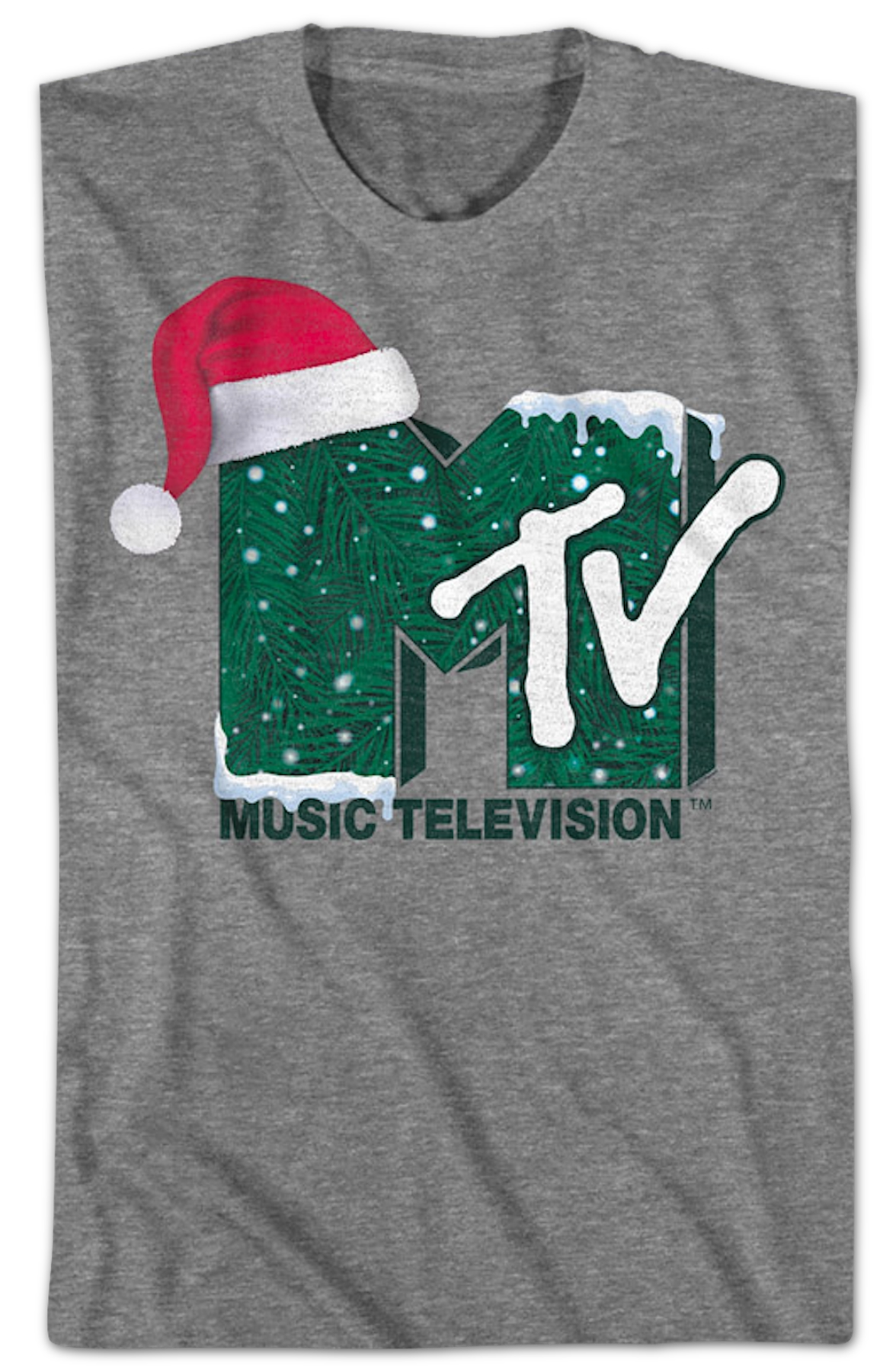 Santa Claus Hat Logo MTV Shirt