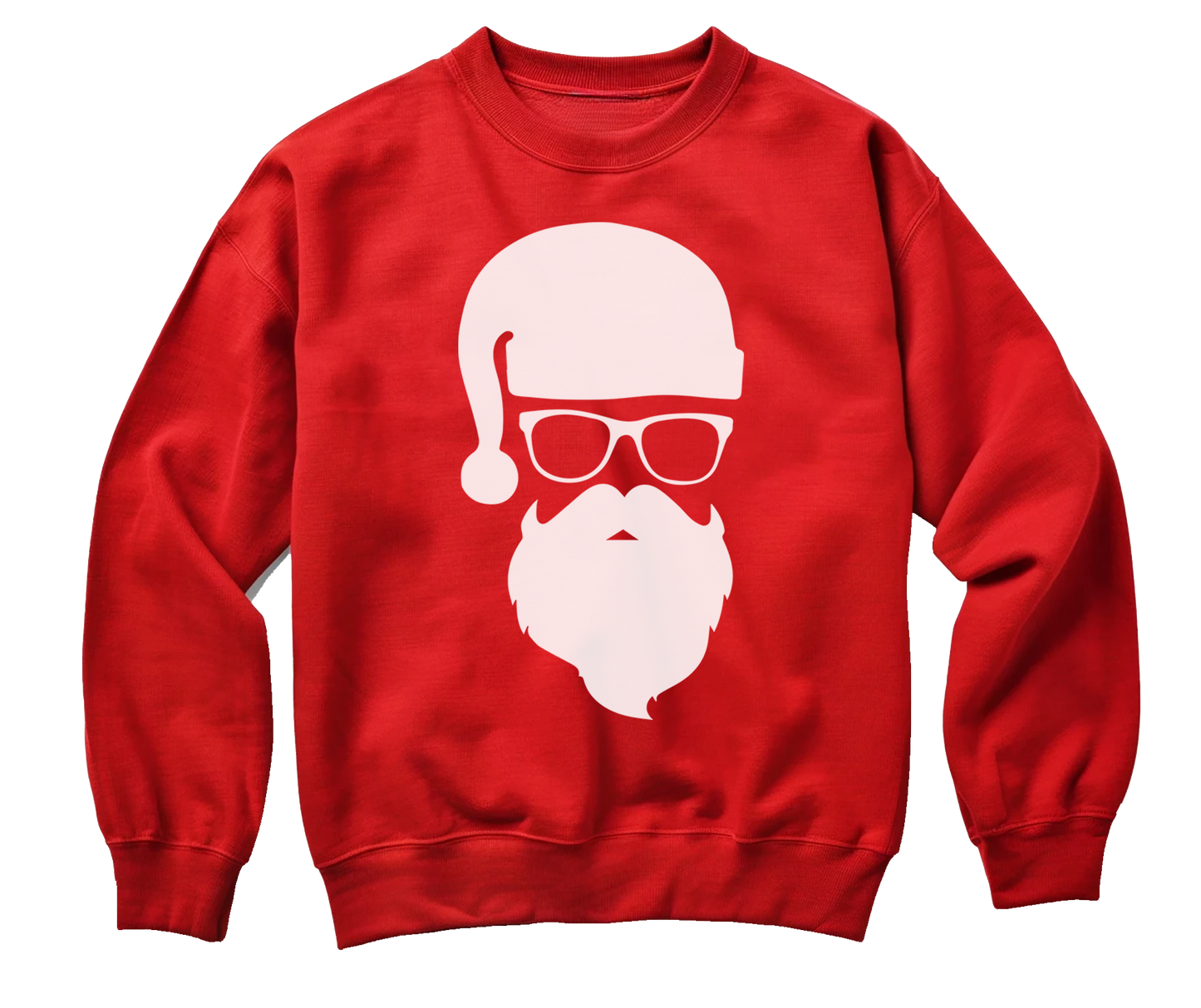 Santa Hipster Christmas Sweatshirt