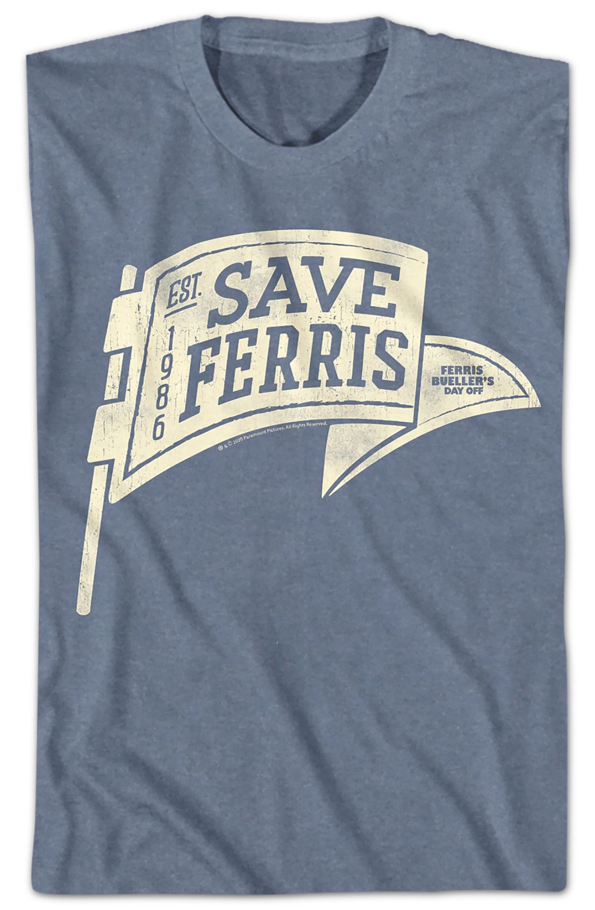 Save Ferris Pennant Ferris Bueller's Day Off T-Shirt