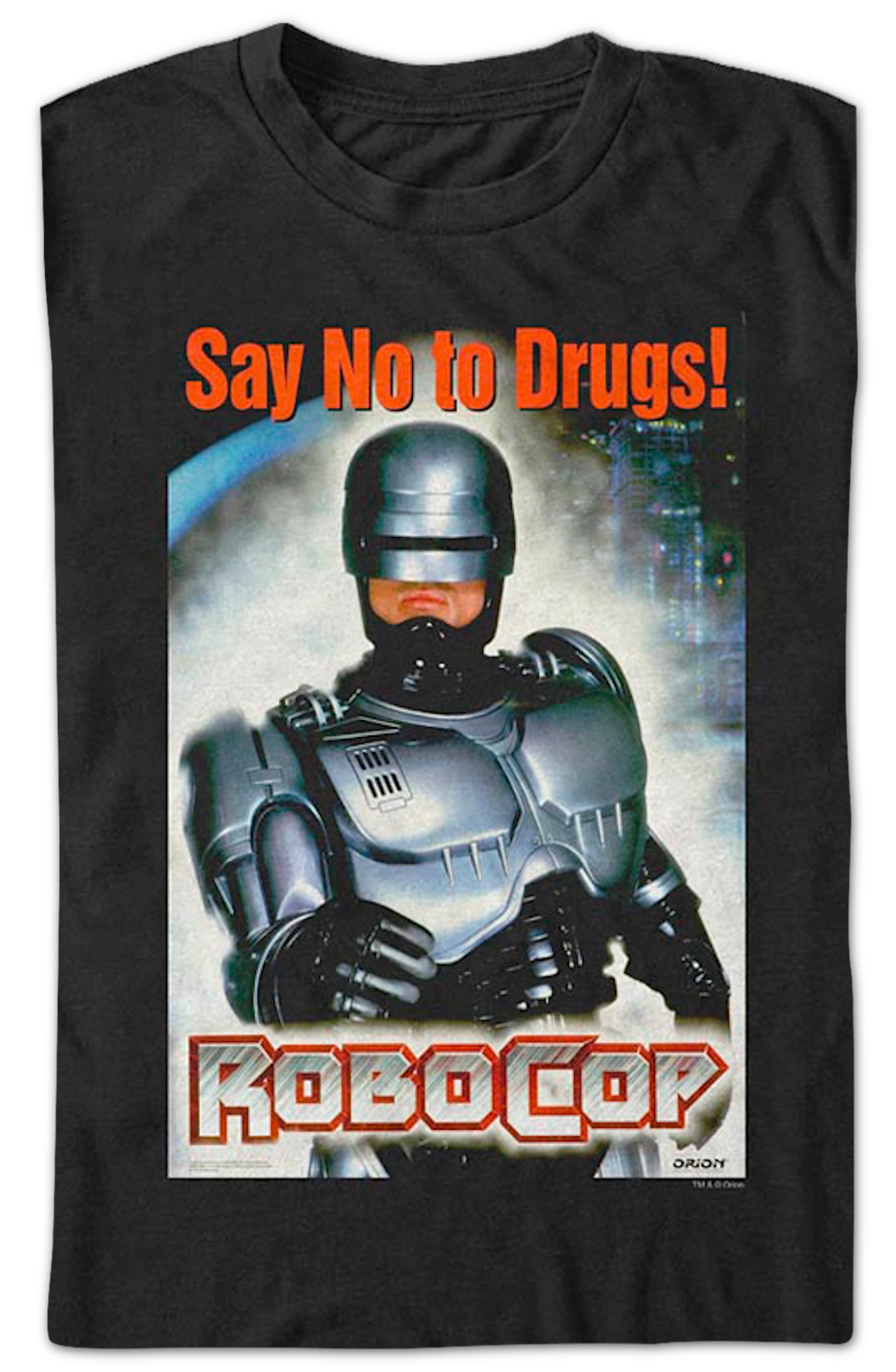 Say No to Drugs Robocop T-Shirt