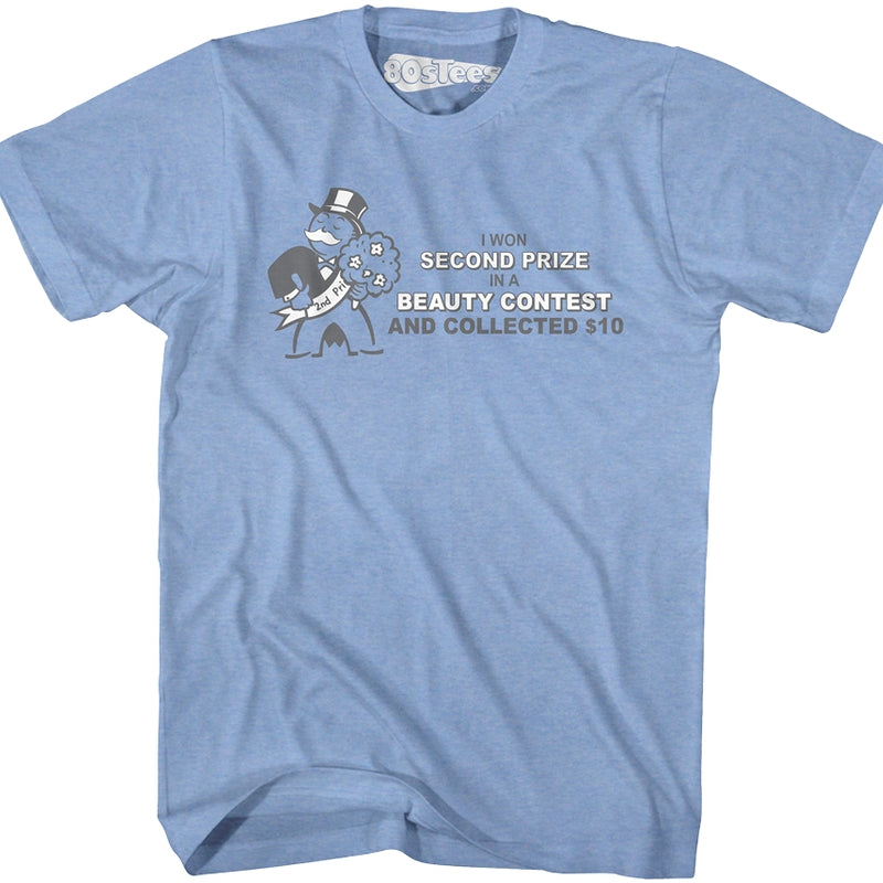 Blue Second Prize Monopoly T-Shirt