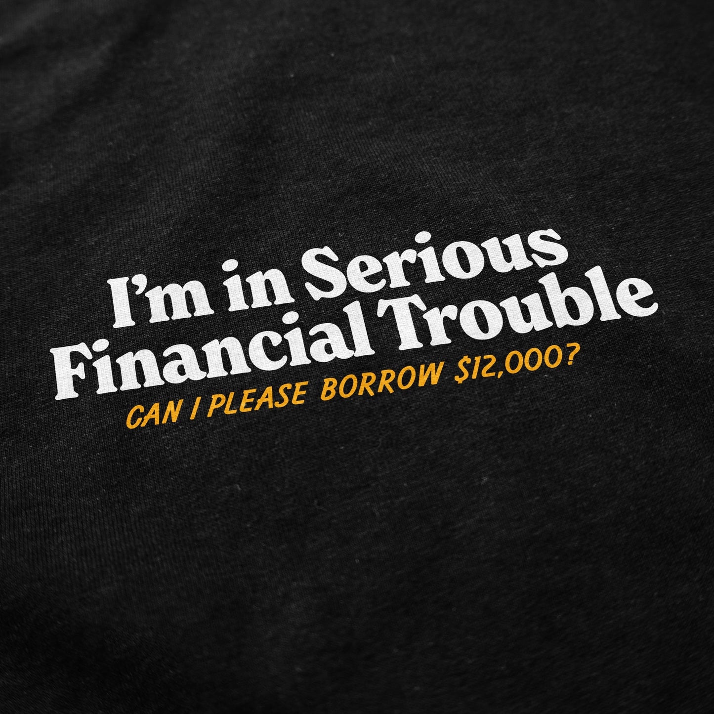 Serious Financial Trouble T Shirt