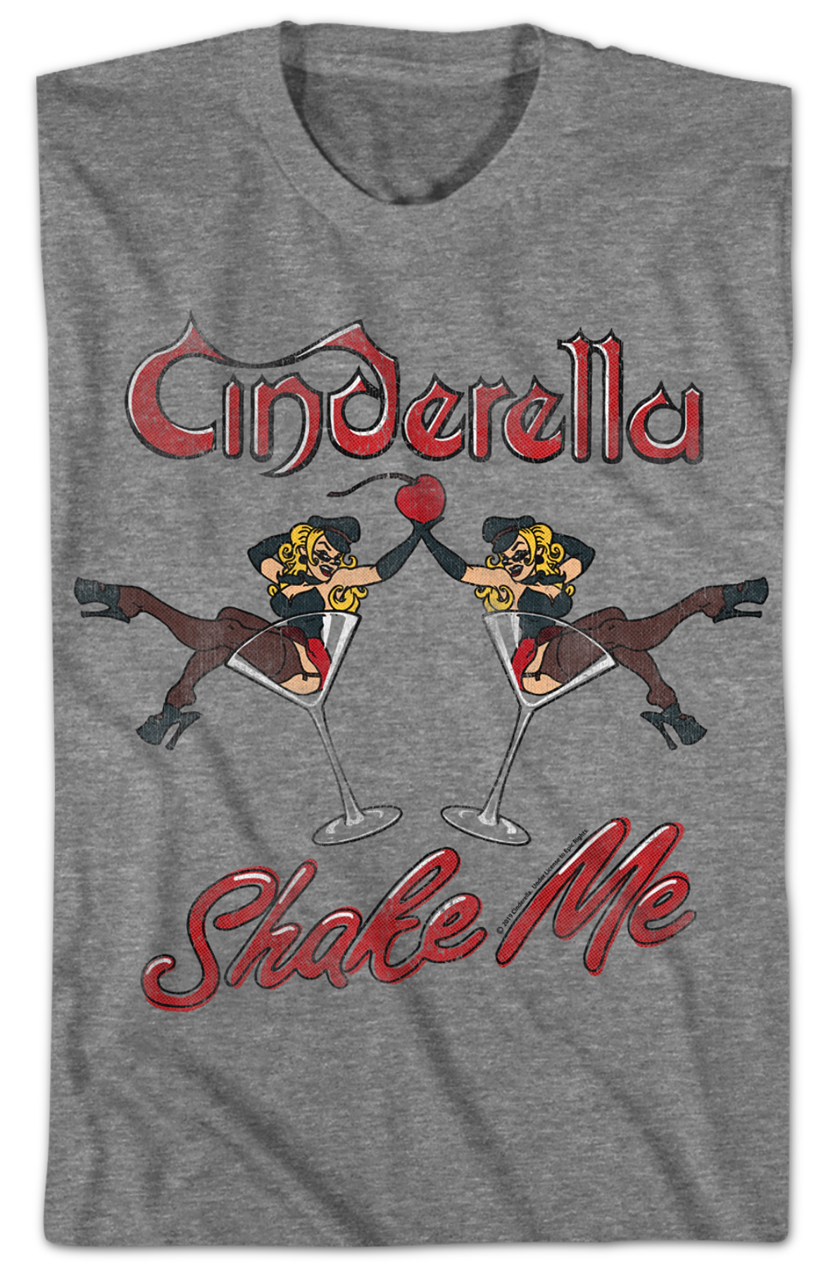 Shake Me Martini Glasses Cinderella T-Shirt