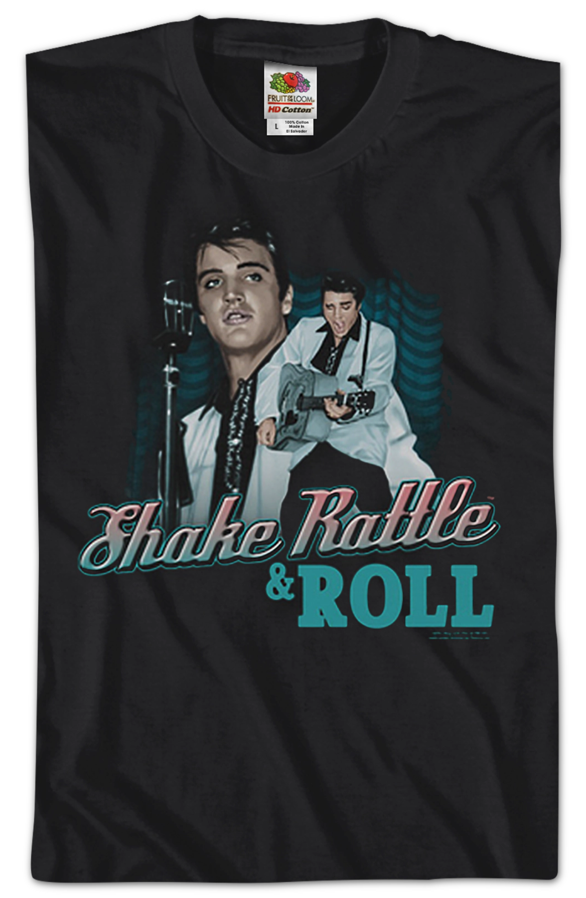 Shake Rattle and Roll Elvis Presley T-Shirt