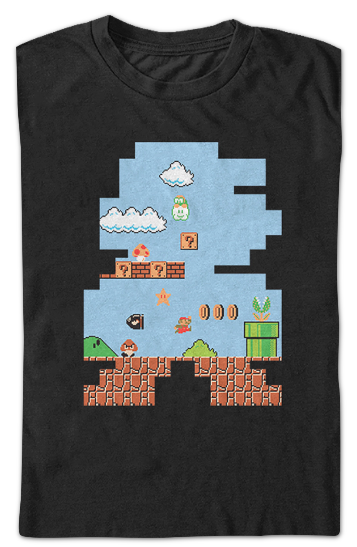 Shape of Super Mario T-Shirt