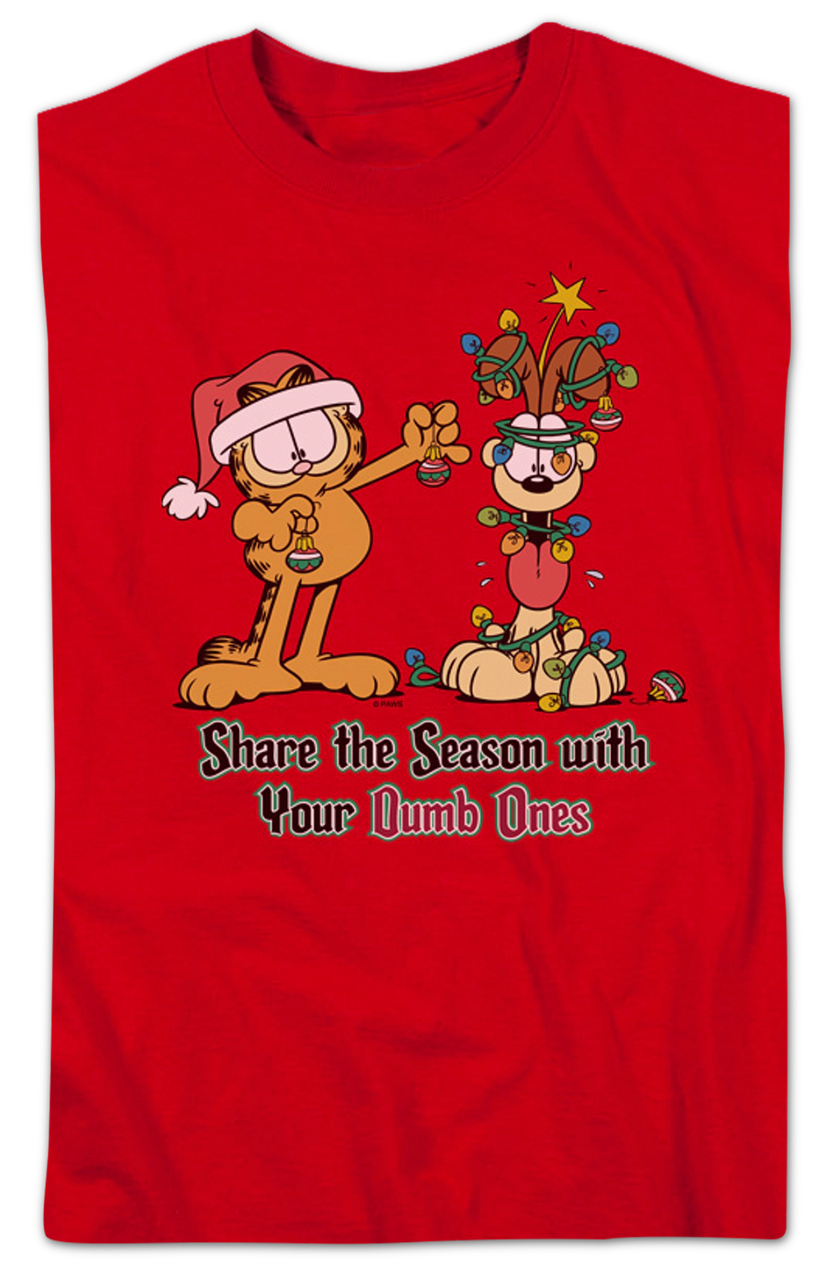 Share The Season With Your Dumb Ones Garfield T-Shirt