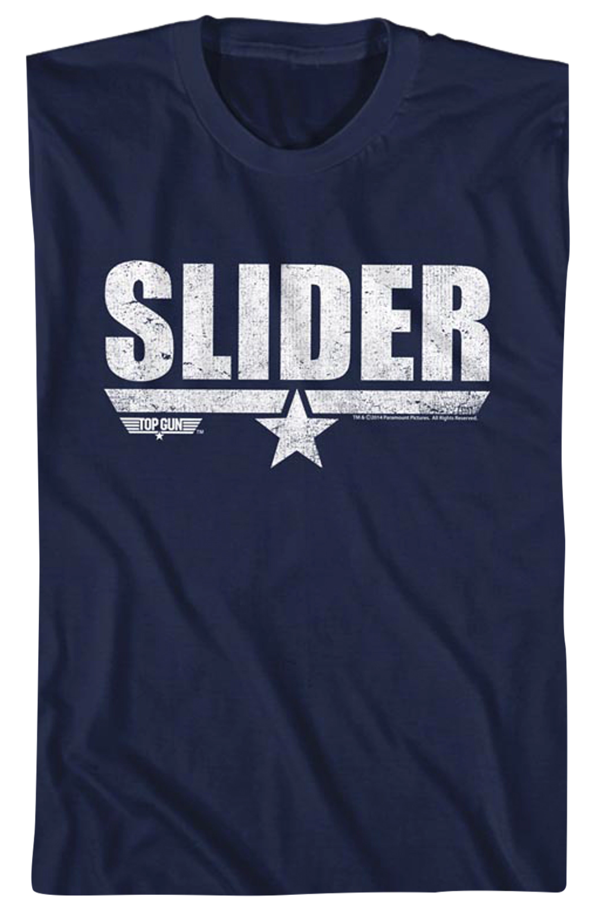 Distressed Slider Top Gun T-Shirt