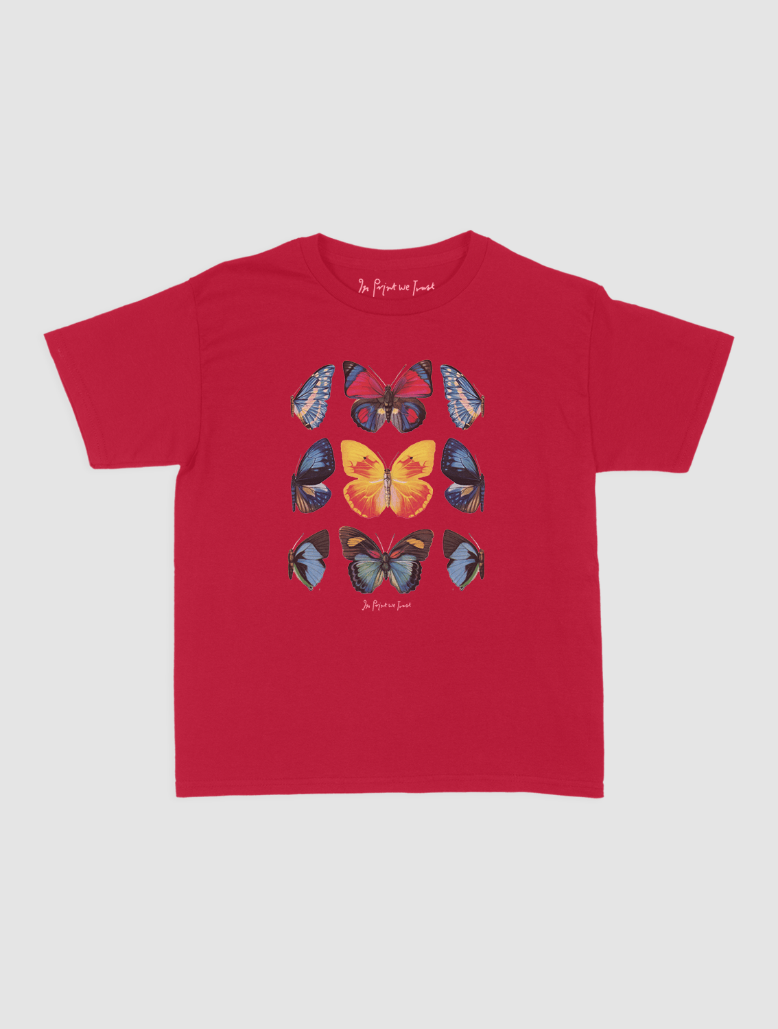 social butterfly baby tee