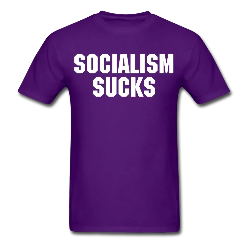 Socialism Sucks (White Letters) T-Shirt