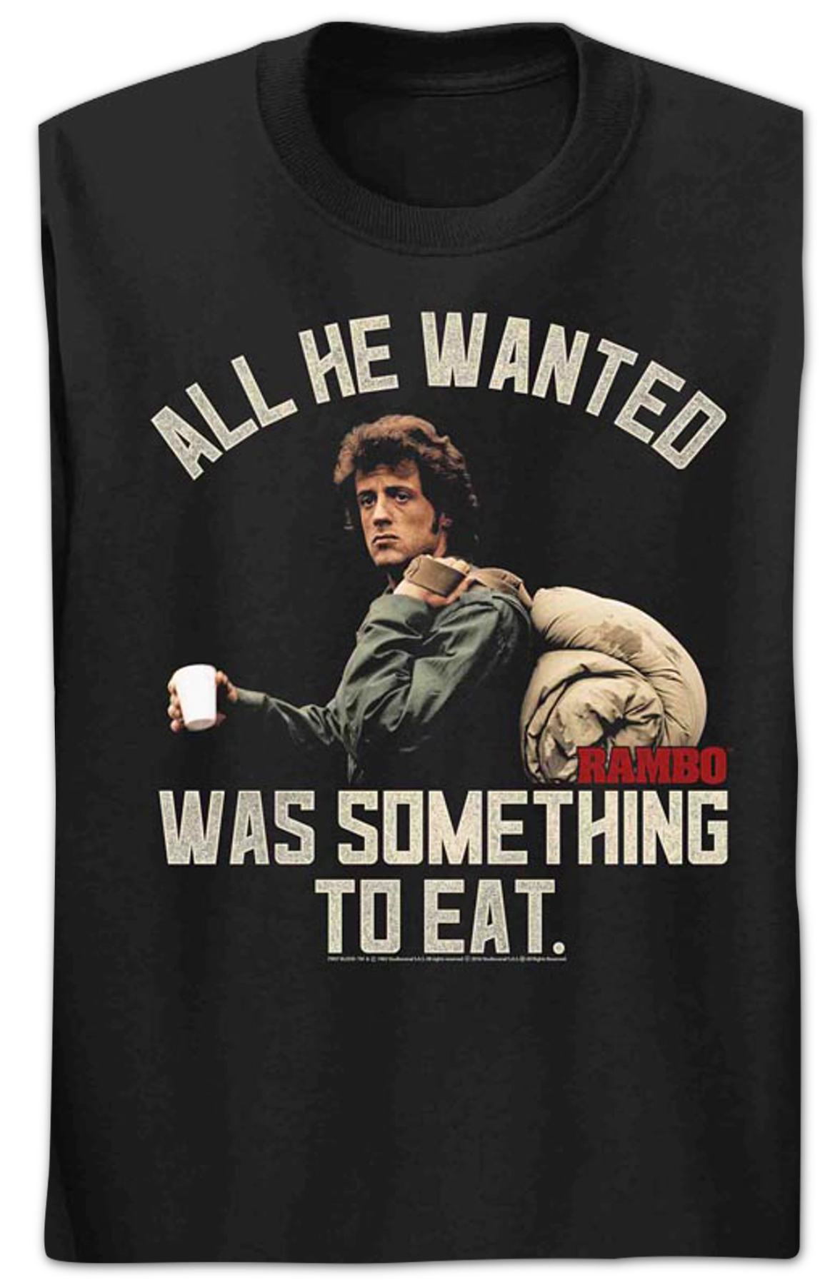Something To Eat Rambo Long Sleeve Shirt