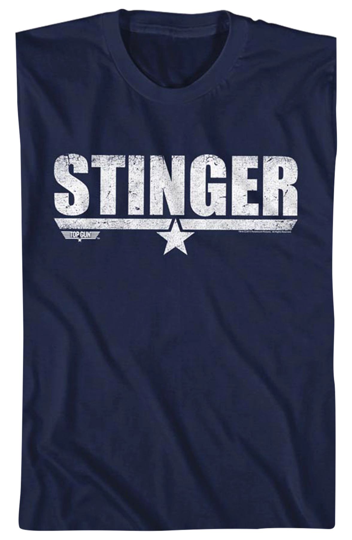 Distressed Stinger Top Gun T-Shirt