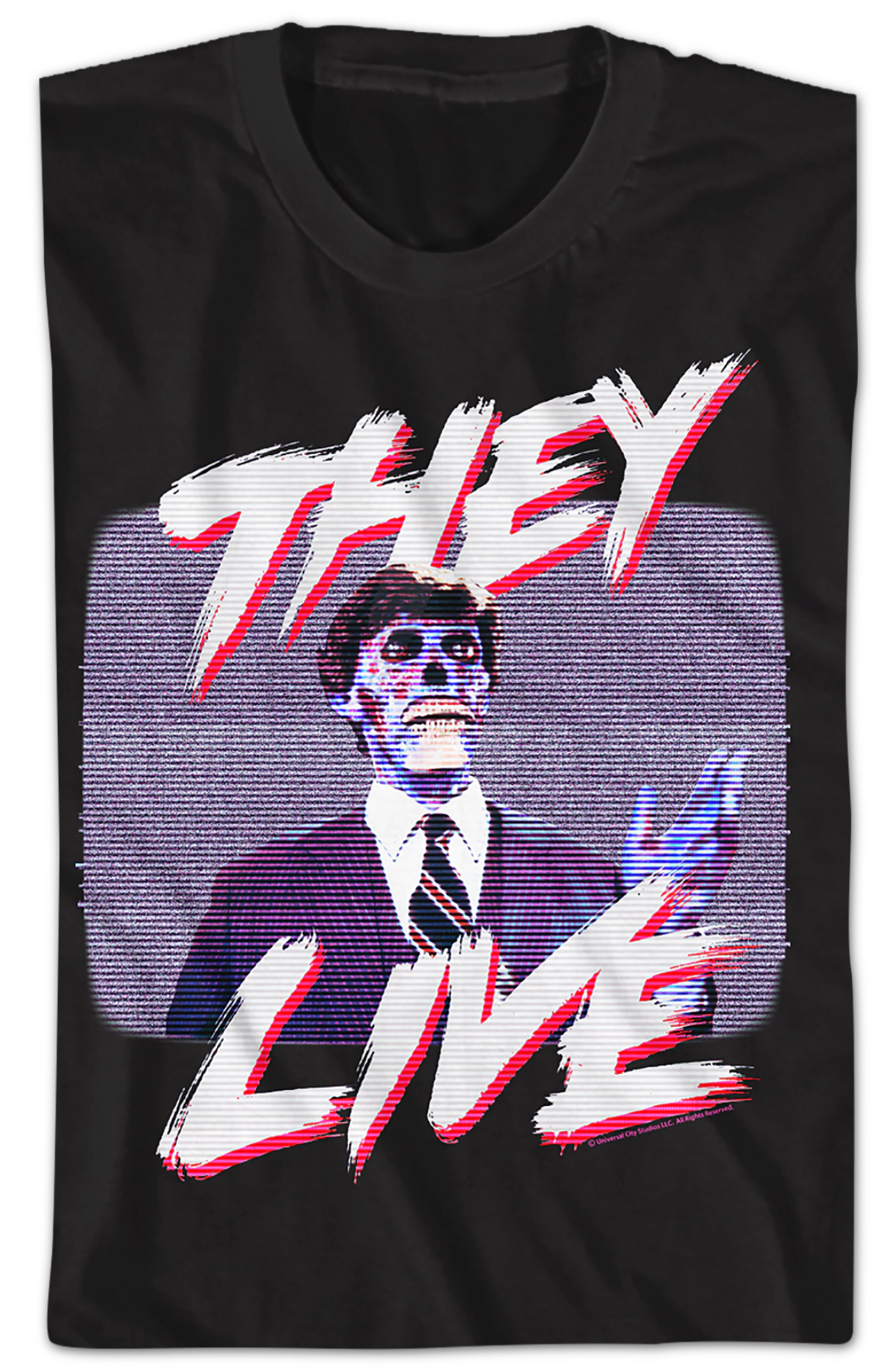 Television Static They Live T-Shirt
