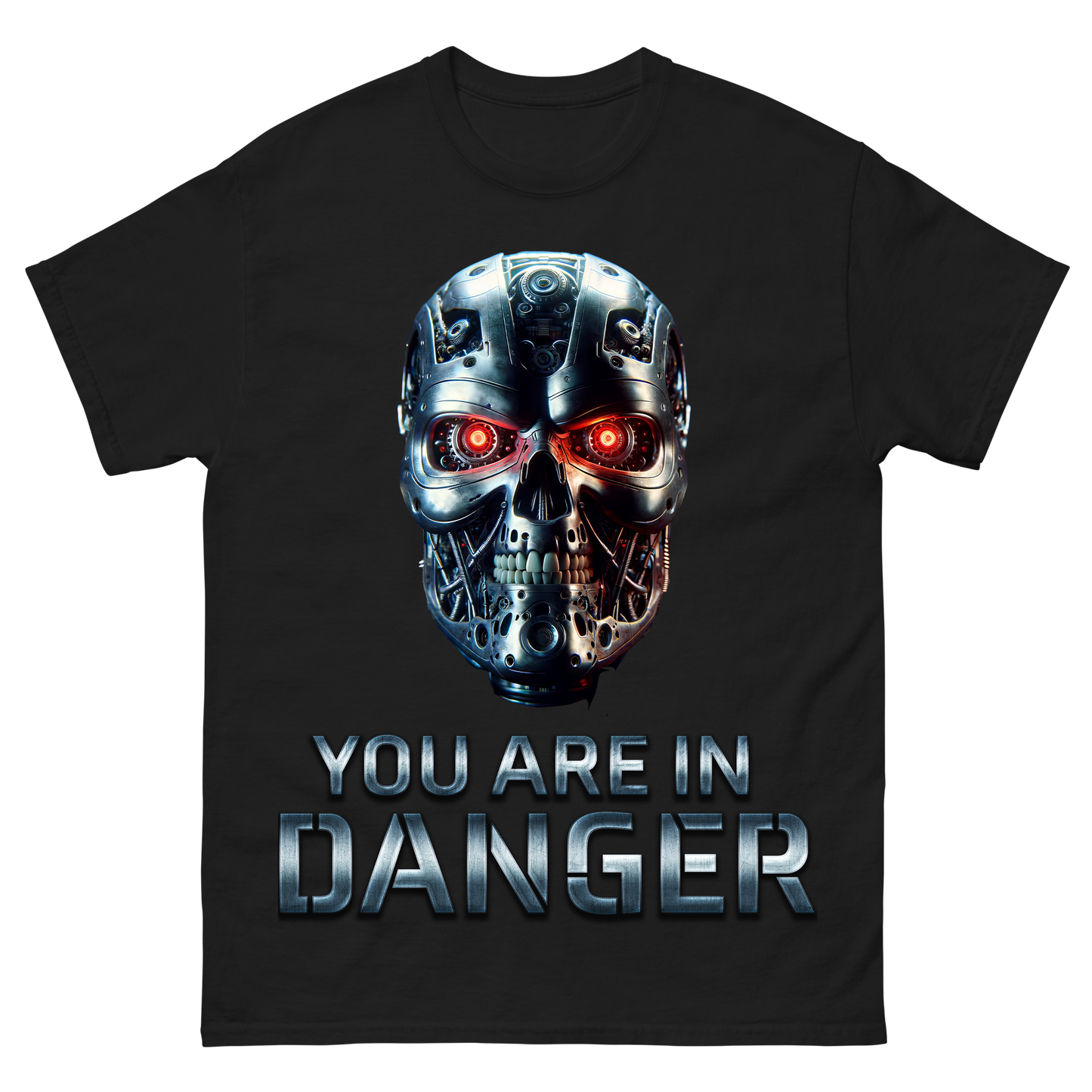You Are In Danger Metal T-Shirt