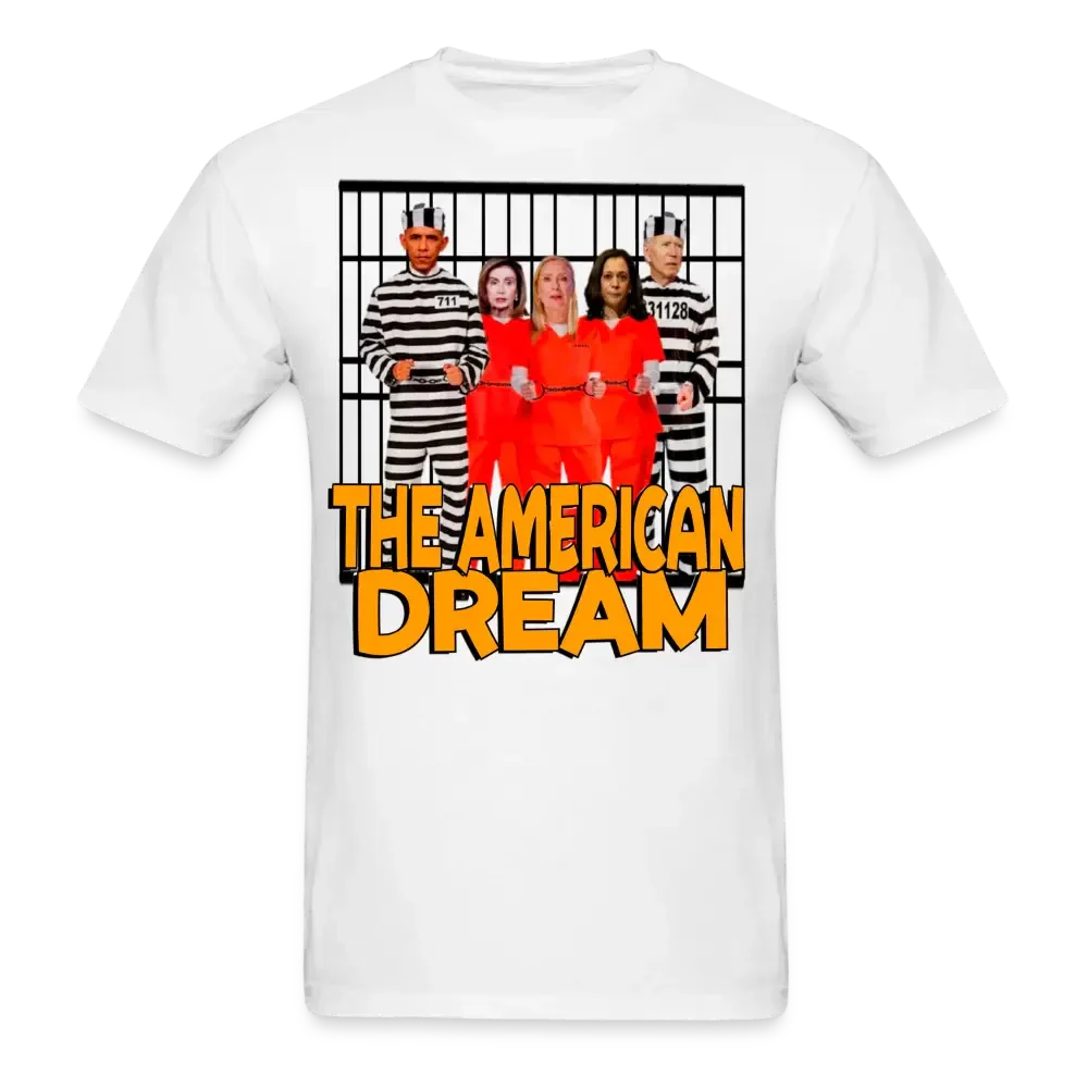 The American Dream Lock Them Up Anti Biden Anti Clinton T-Shirt