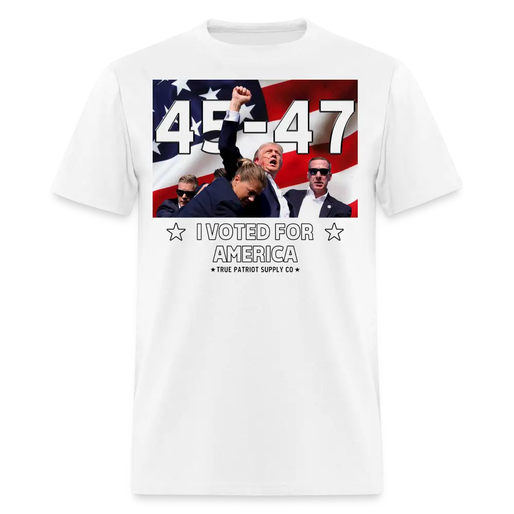 Trump 45 - 47 I Voted For America Unisex Classic T-Shirt