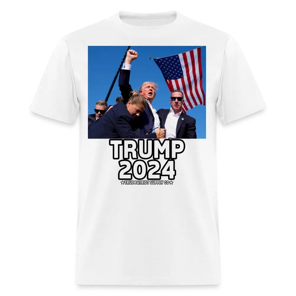 Trump Shot Assassination Attempt Trump 2024 Fist Raised Unisex Classic T-Shirt