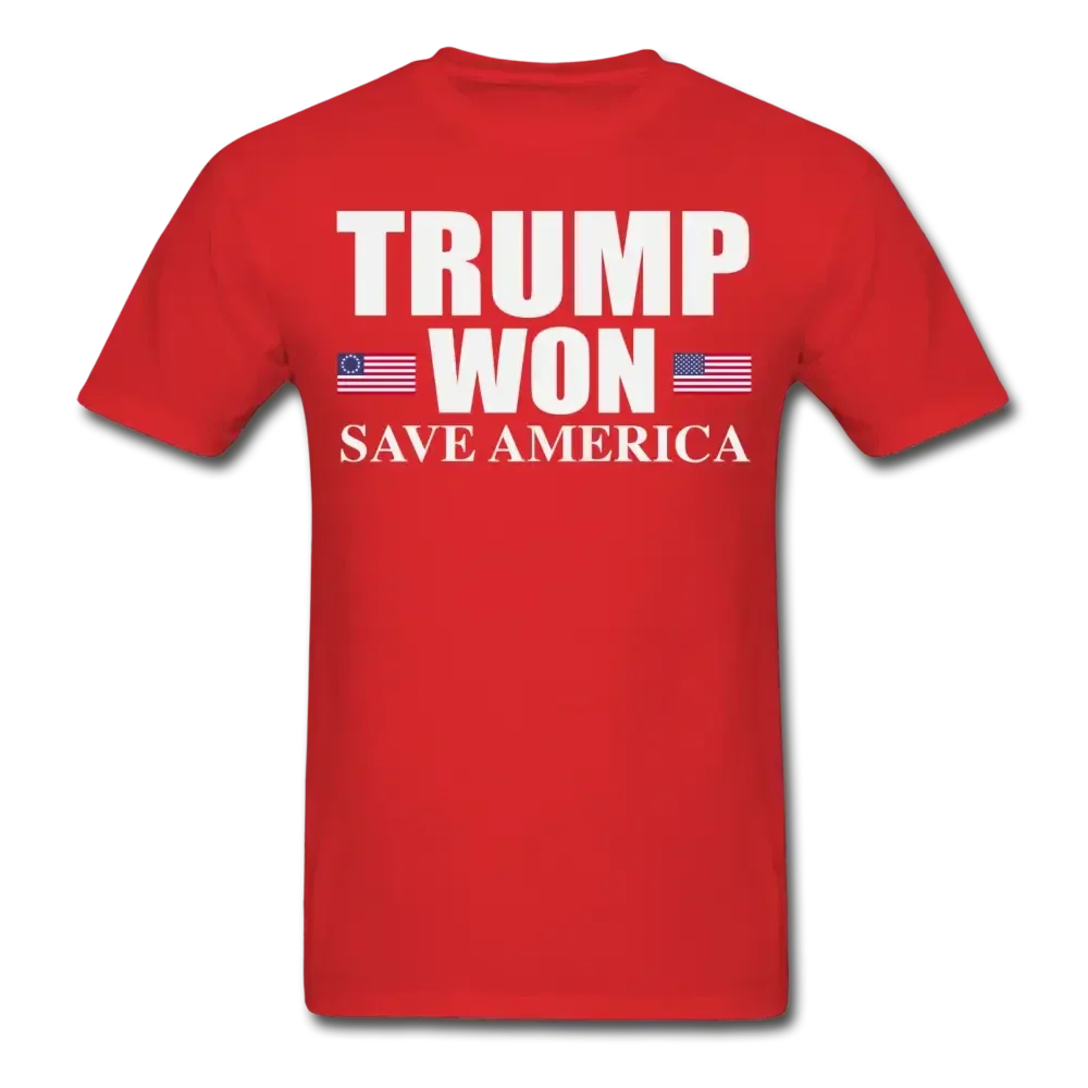 Trump Won - Save America! T-Shirt