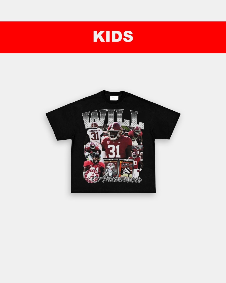WILL ANDERSON JR - ALABAMA - KIDS TEE Style001