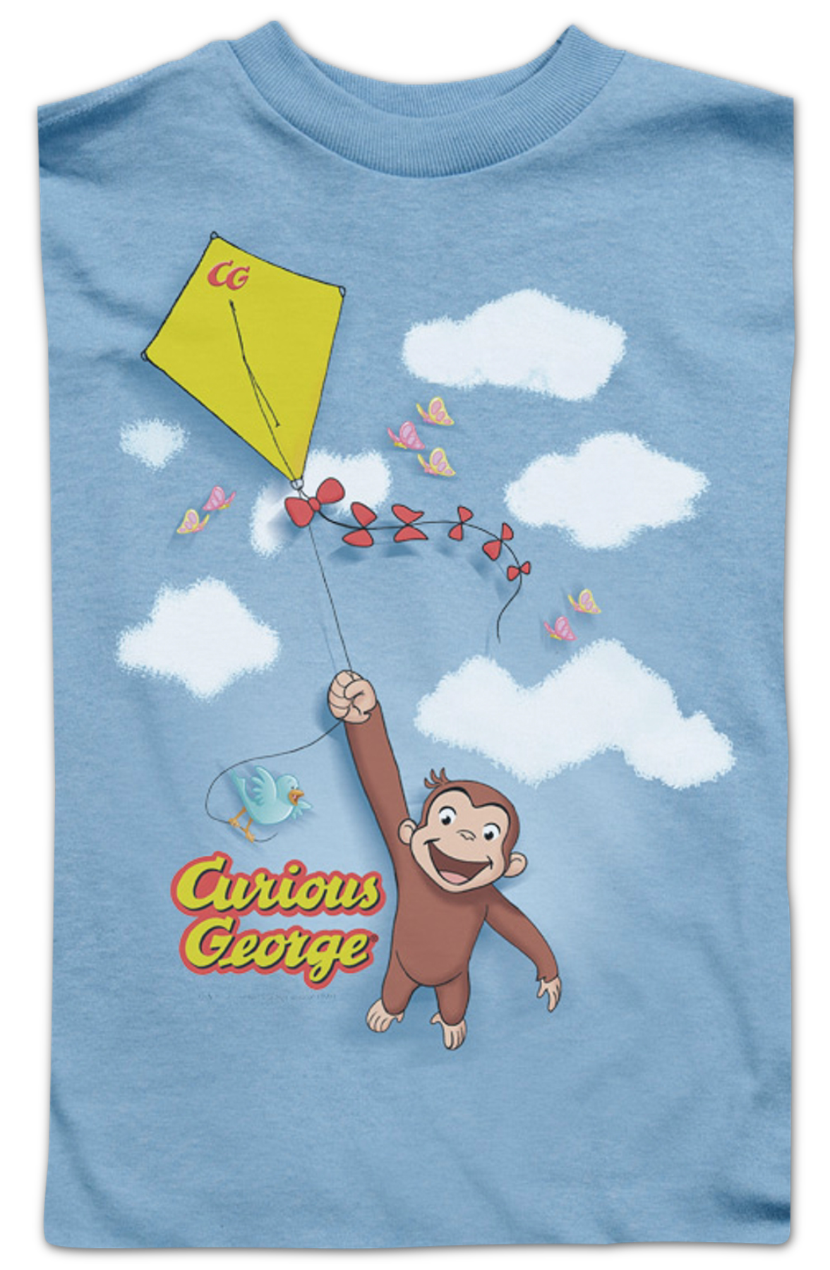 Youth Fly a Kite Curious George Shirt
