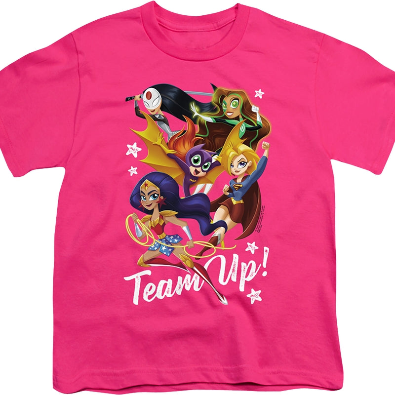Youth Team Up DC Super Hero Girls Shirt