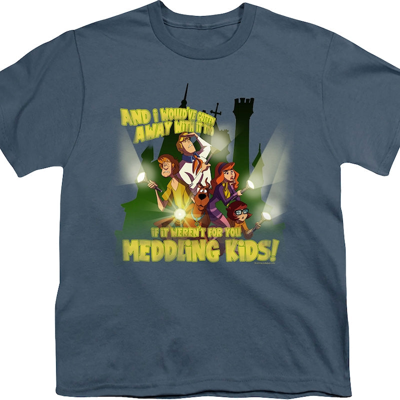 Blue Youth You Meddling Kids Scooby-Doo Shirt