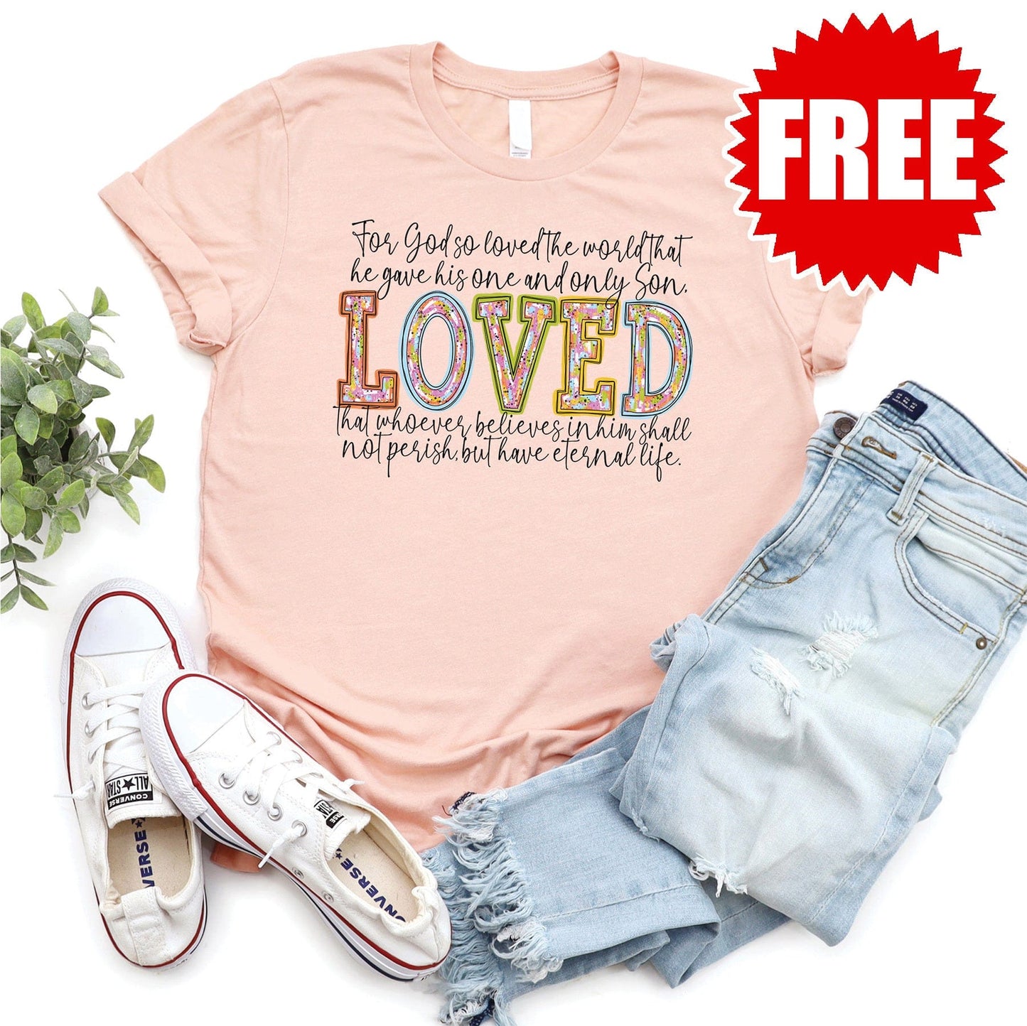 For God so Loved Tee - 0